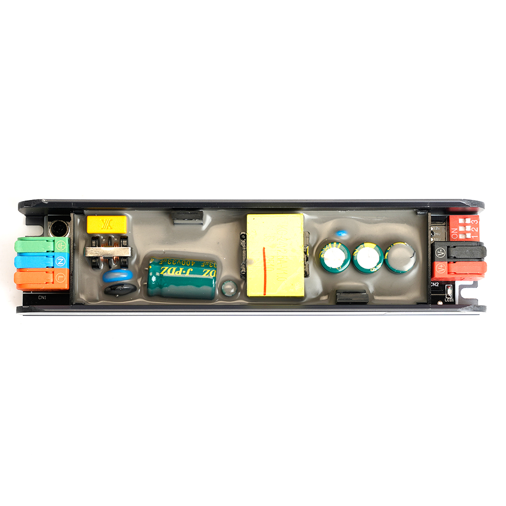 Трансформатор электронный для светодиодной ленты с плавным пуском и диммированием 60W 24V IP20, клипсы, LB004