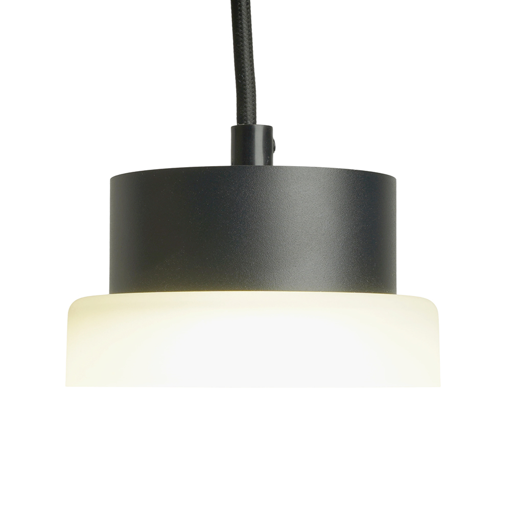 Светильник потолочный Feron Barrel HL4608 OPAL levitation 12W, 230V, GX53, черный, на подвесе 1,7 м