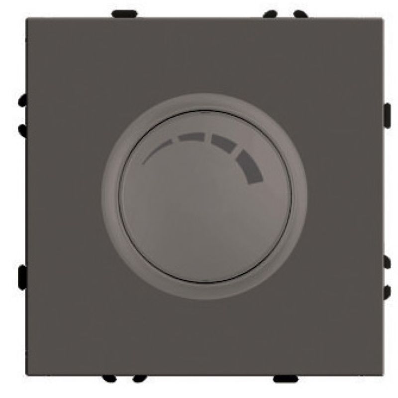 Выключатель диммирующий (механизм), STEKKER, 250В, 500W, серия Эмили, RSW10-5106-09, антрацит, soft touch