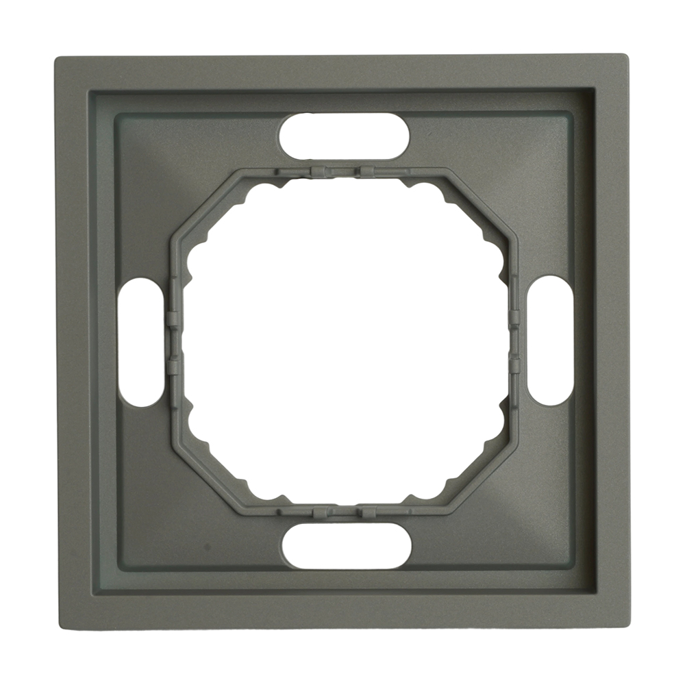 Рамка STEKKER, PFR00-5001-10 1-местная, серия Эмили, платиново-серый, soft touch Рамка STEKKER, PFR00-5001-10 1-местная, серия Эмили, платиново-серый, soft touch