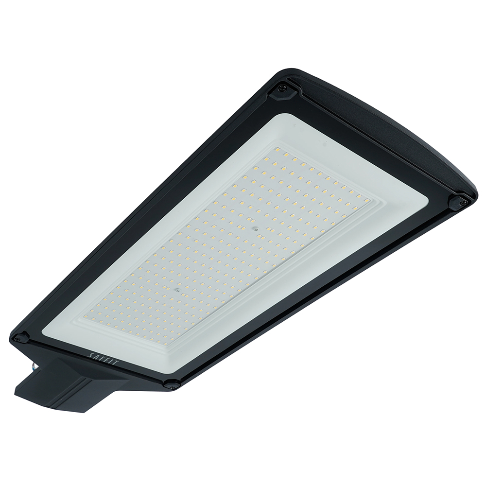 Светодиодный уличный консольный светильник SAFFIT SSL10-200 200W 5000K 230V, черный от компании Ферон по цене 