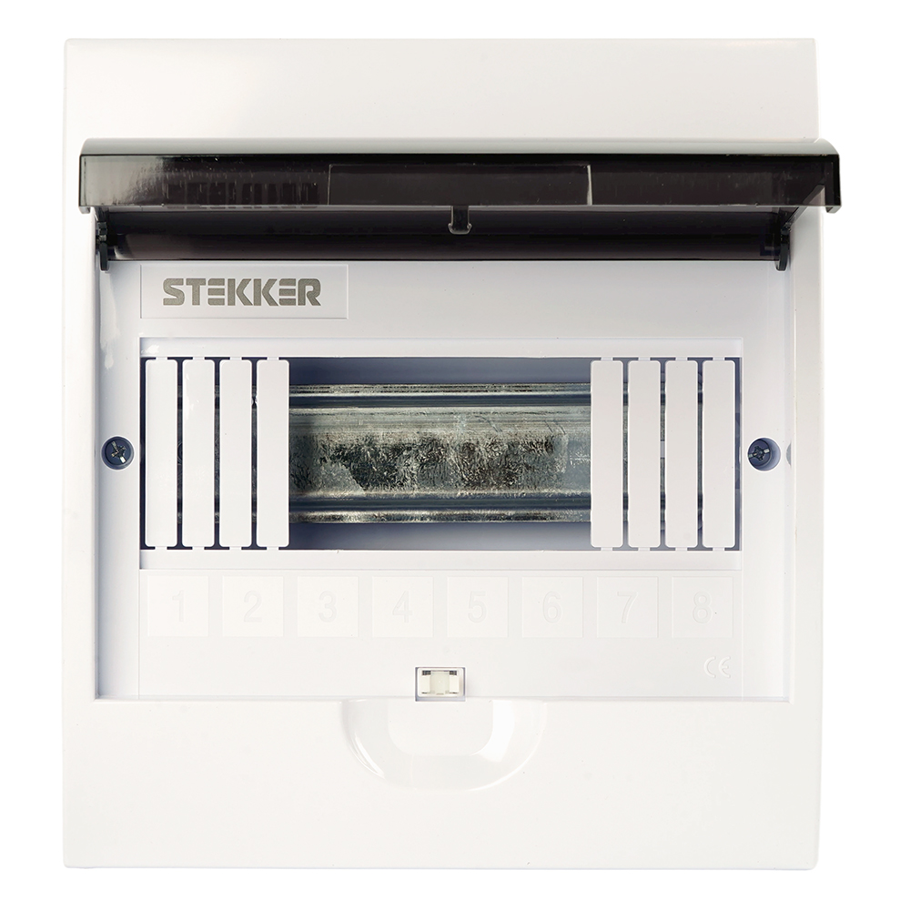 Бокс встраиваемый STEKKER EBX50-5/08-50 8 модулей, пластик, серия ArcaLight