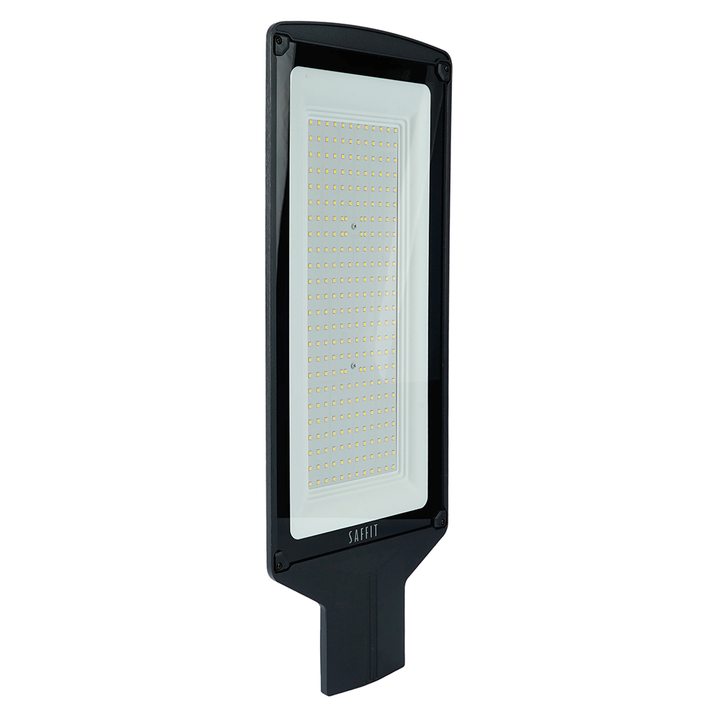Светодиодный уличный консольный светильник SAFFIT SSL10-200 200W 5000K 230V, черный от компании Ферон по цене 