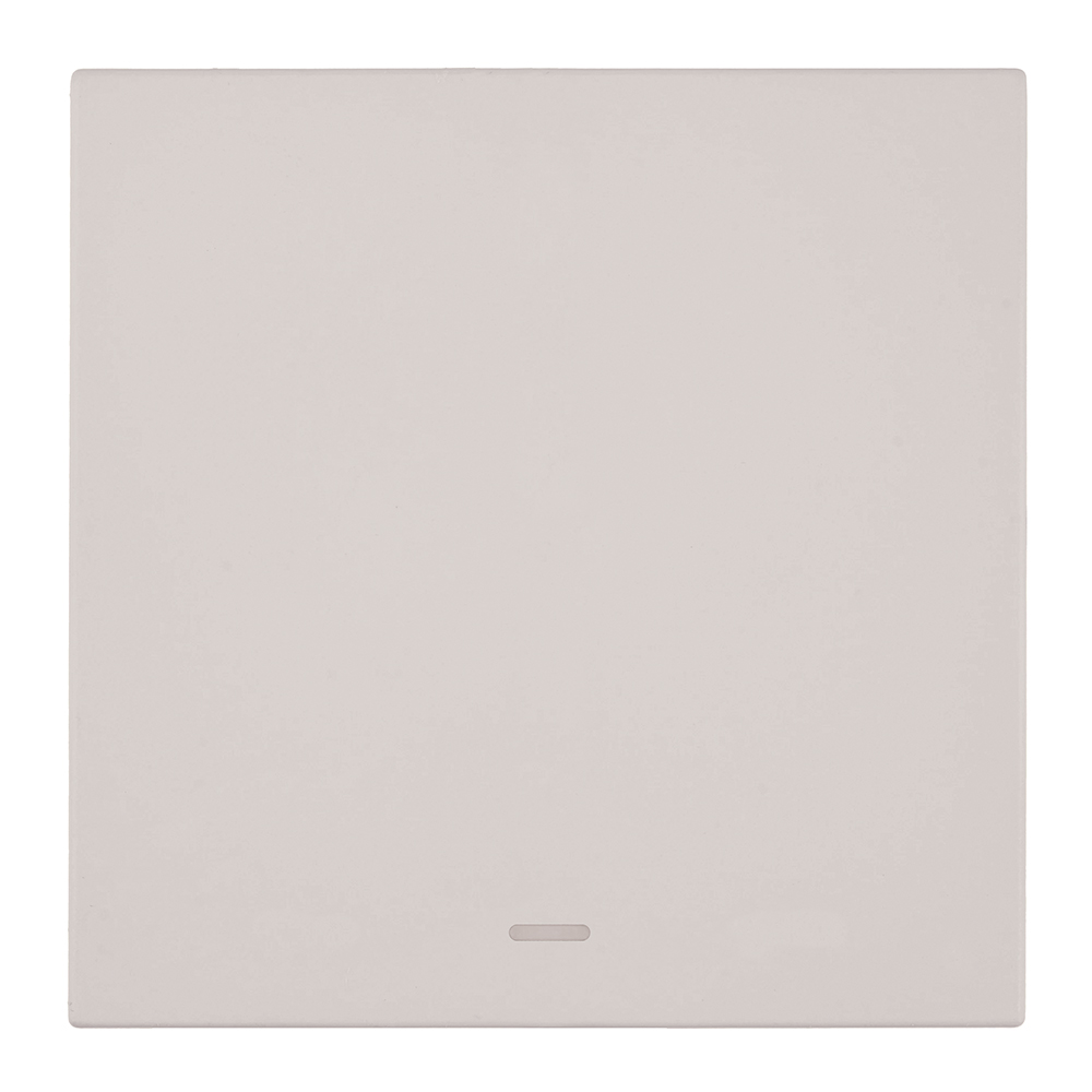 Выключатель 1-клавишный c индикатором (механизм), STEKKER, 250В, 10А, серия Мия, RSW10-3101-08, пудровый жемчуг