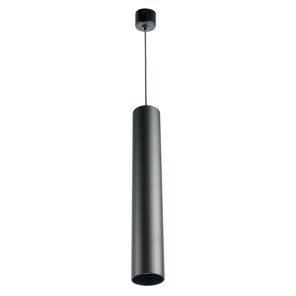 FERON Светильник потолочный Feron ML1038 Barrel levitation на подвесе MR11 35W 230V, черный 40*250 — 10.00Вт IP20