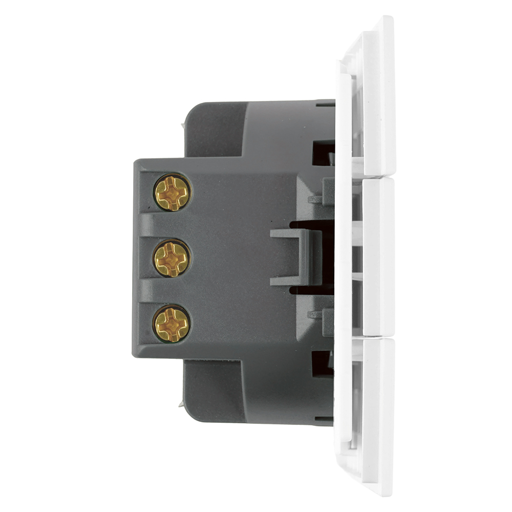 Выключатель 3-клавишный (механизм), STEKKER, 250В, 10А, серия Мия, RSW10-3108-01, белая магнолия