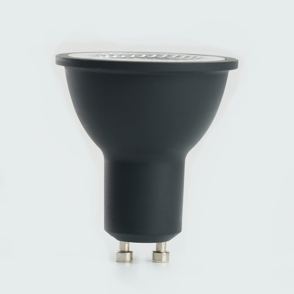 Лампа светодиодная Feron.PRO LB-1607 GU10 7W 175-265V 2700K  в черном корпусе