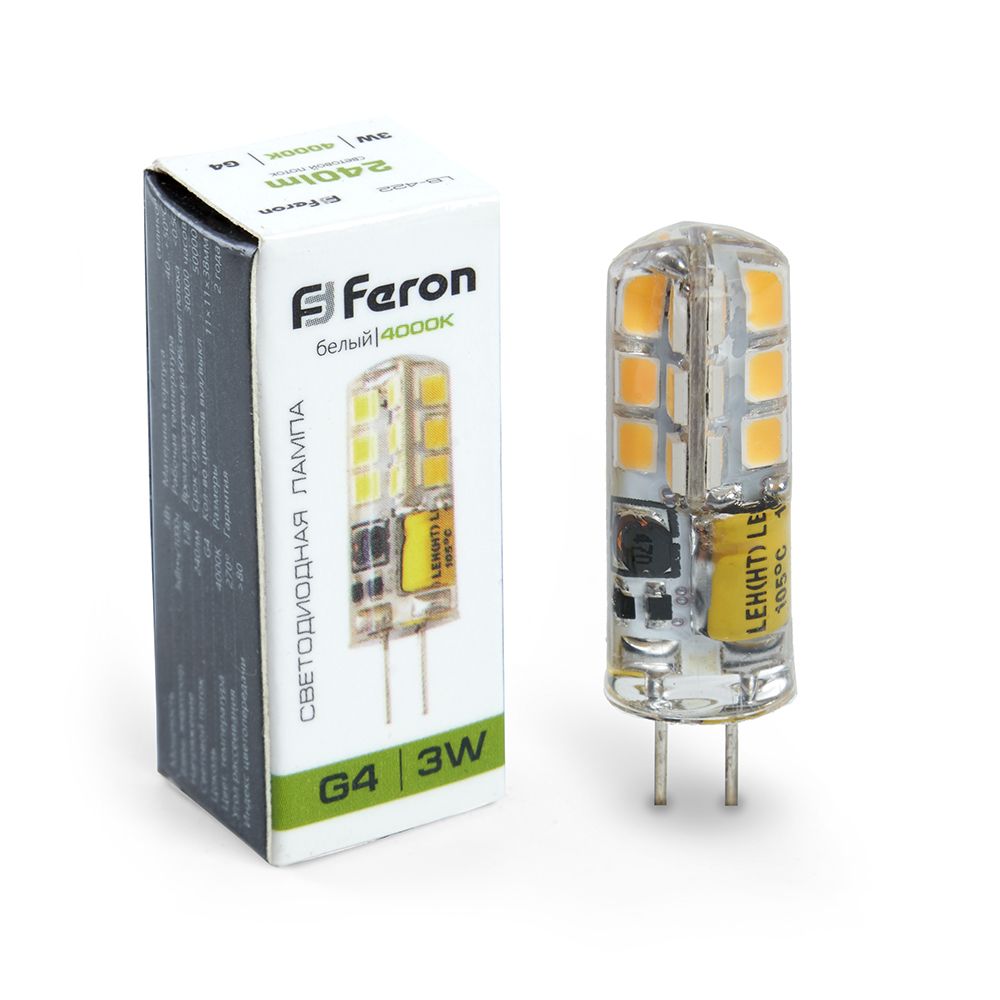 Лампа светодиодная LB-422 G4 3W Feron 25532 25532