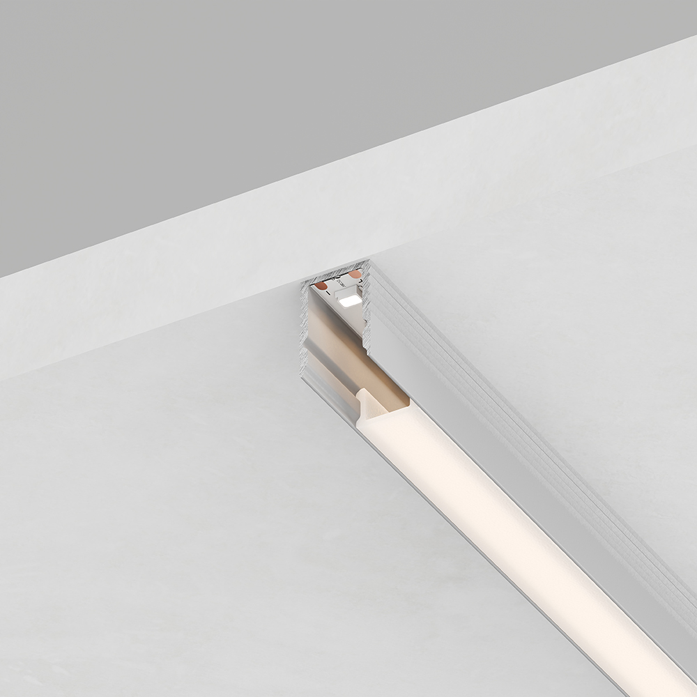 Профиль  накладной 9х7.8мм, алюминиевый, серебро, 2м, CAB241