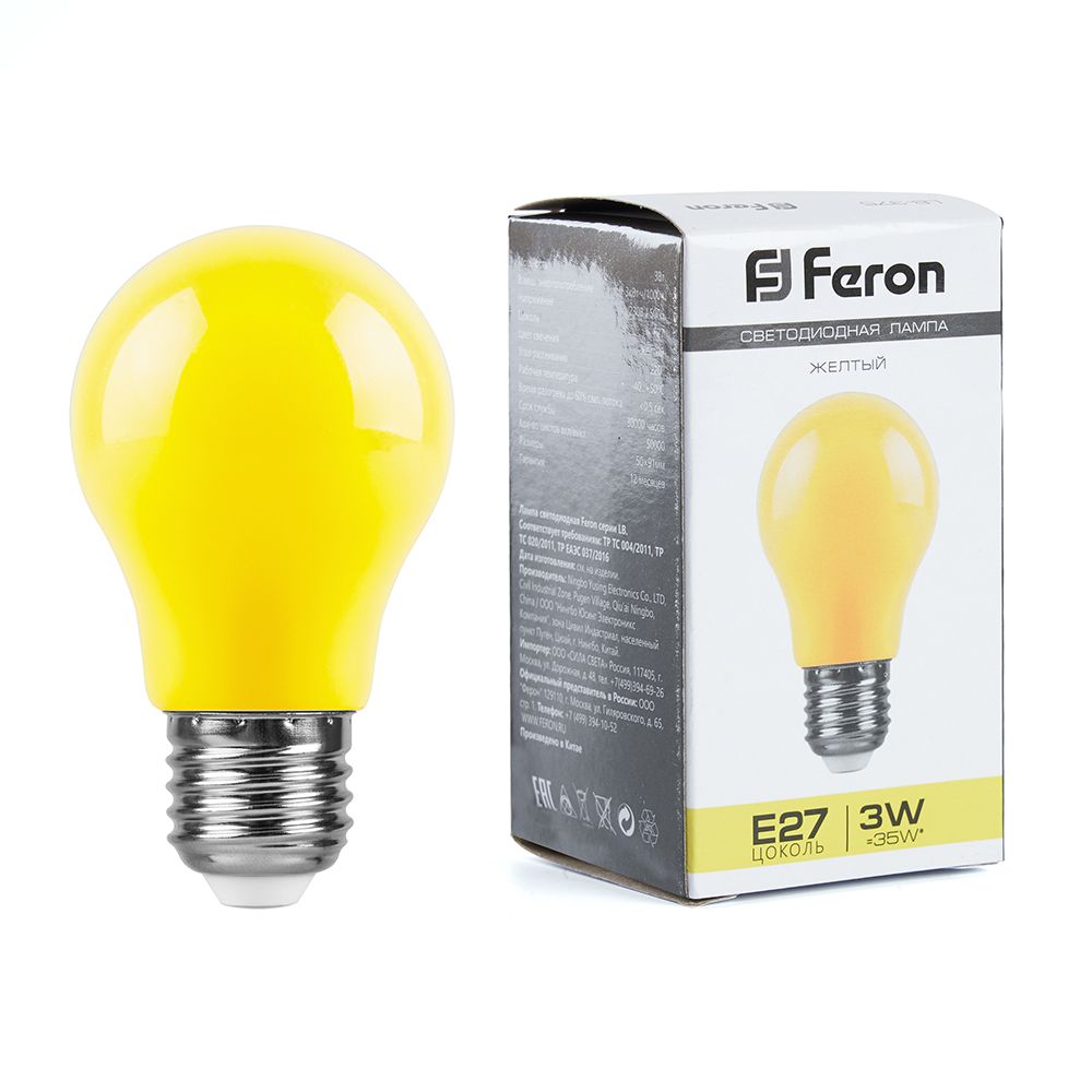 Лампа светодиодная LB-375 E27 3W Feron 25921 25921