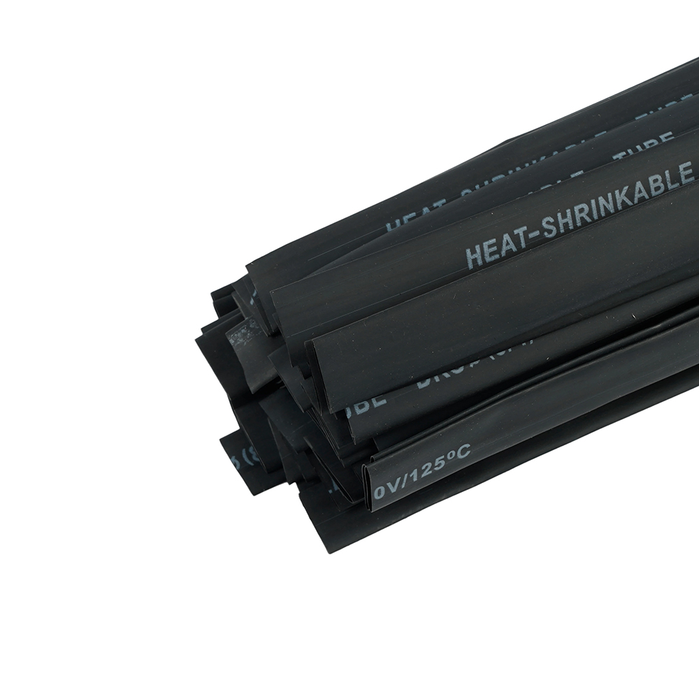 Термоусадочная трубка STEKKER HST-1050-100BK, длина 100 см., коэф. усадки 2:1, черный от компании Ферон