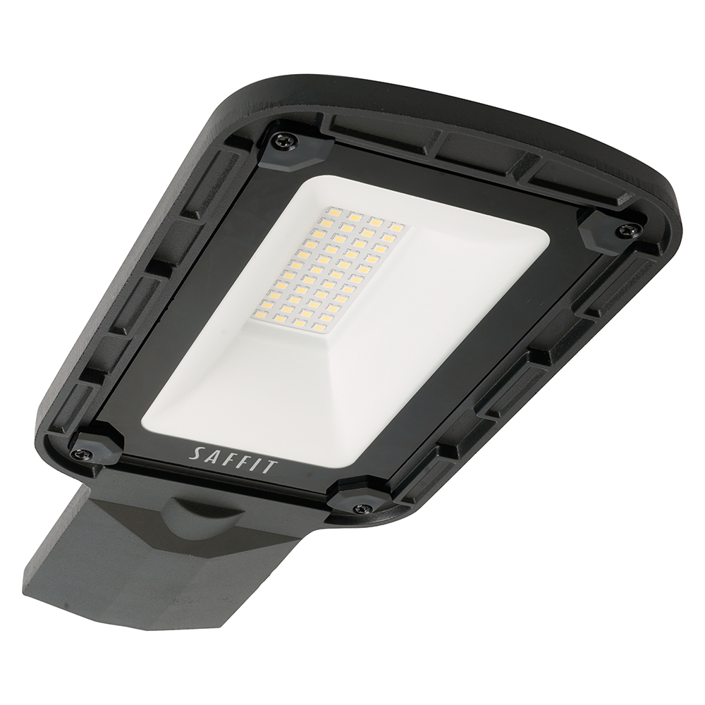 Светодиодный уличный консольный светильник SAFFIT SSL10-30 30W 5000K 230V, черный