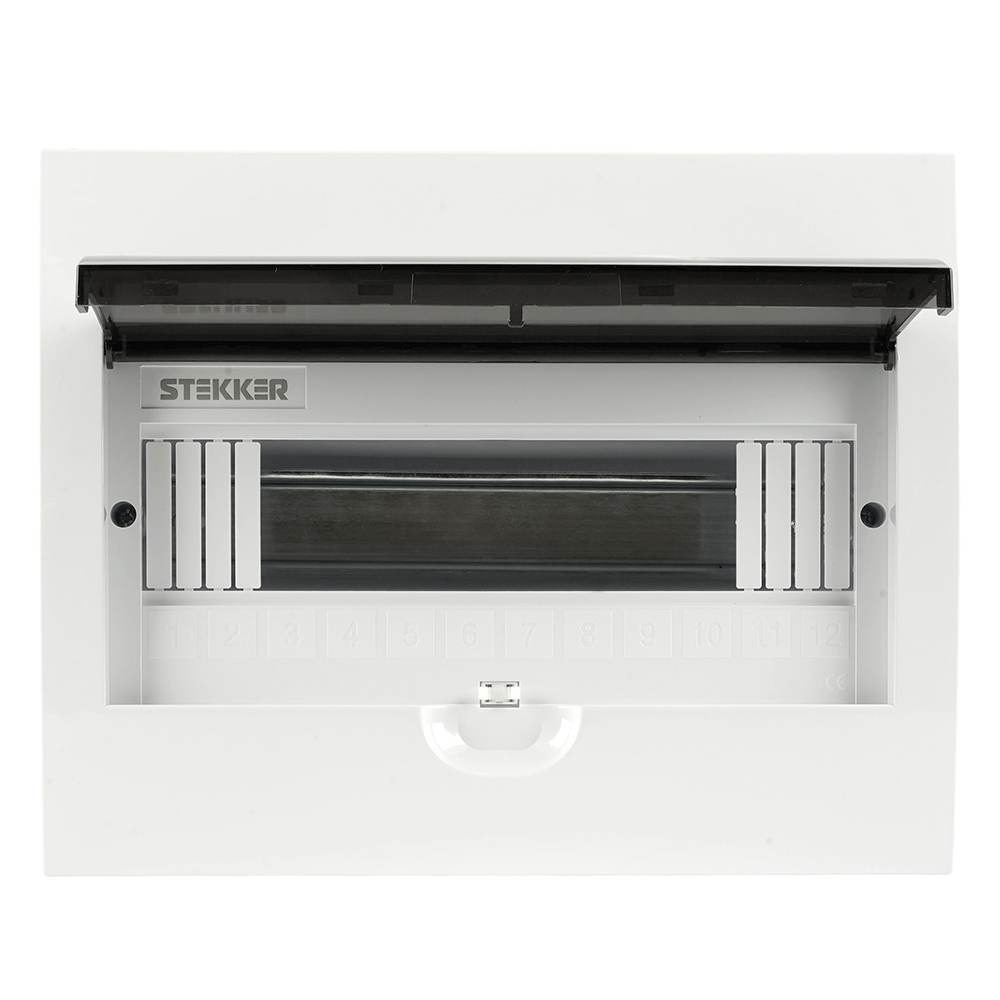 Бокс встраиваемый STEKKER EBX50-4/12-50 12 модулей, пластик, серия ArcaLight