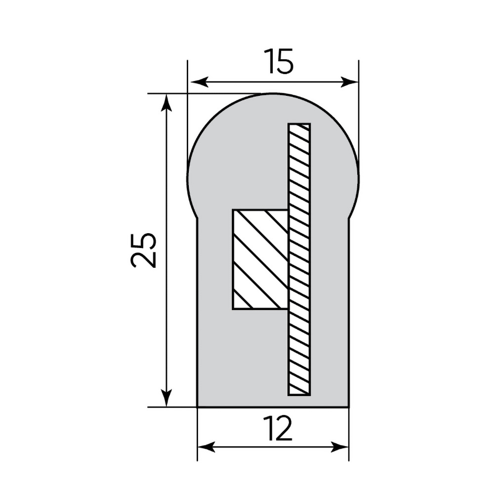 Cветодиодная LED лента Feron LS721 неоновая, 144SMD(2835)/м 12Вт/м  50м 220V 3000K IP67