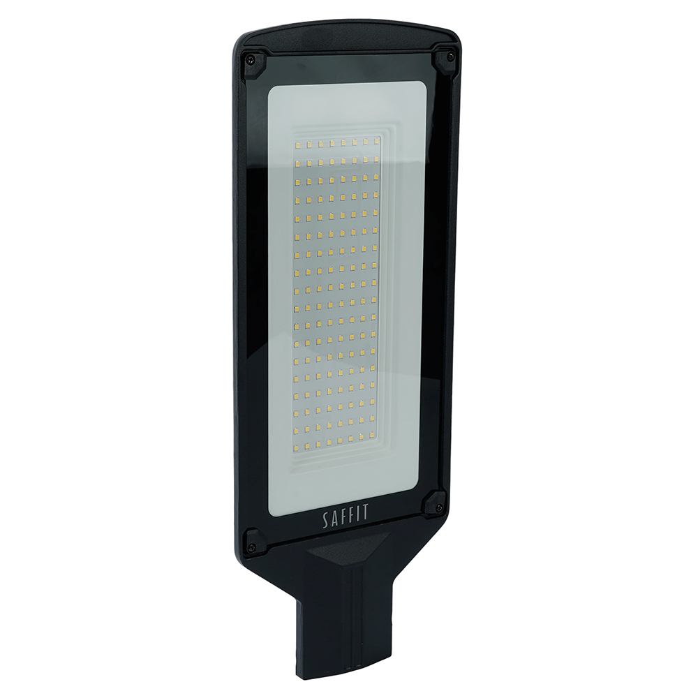 Светодиодный уличный консольный светильник SAFFIT SSL10-100 100W 5000K 230V, черный от компании Ферон по цене 