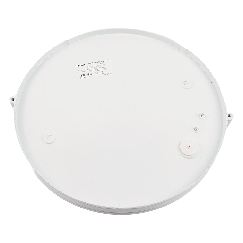 Светильник НБП 03-100-001 255х240х108мм, E27 max 100 Вт, алюм., стекло, IP54, белый