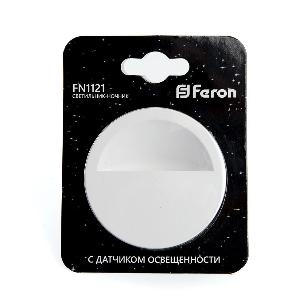 Светильник ночник Feron FN1121 0,5W 230V, белый
