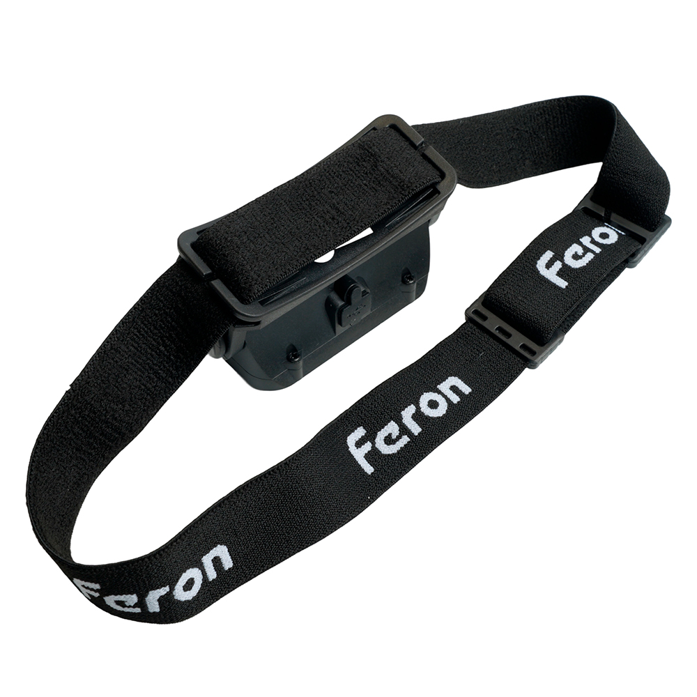 Фонарь налобный FERON TH2315 c аккумулятором 5W, 2000mAh IP44, USB type-C, ABS пластик