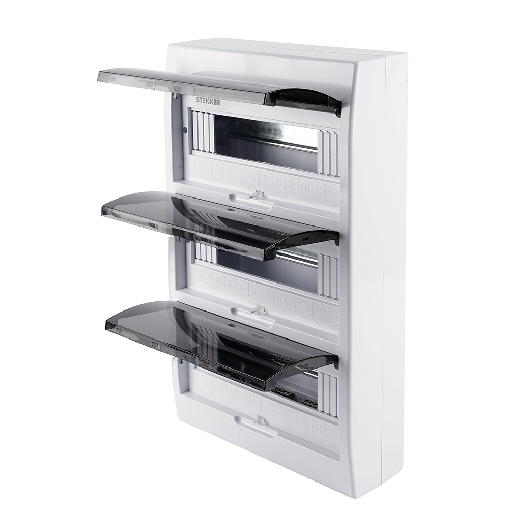 Бокс встраиваемый STEKKER EBX50-5/36-50 36 модулей, пластик, серия ArcaLight