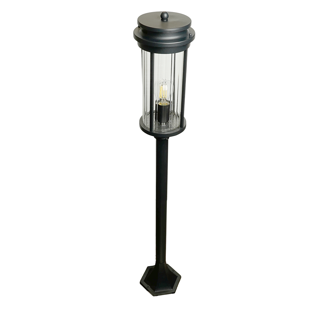 Светильник садово-парковый Feron PL786 столб 40W 220-240V E27, черный