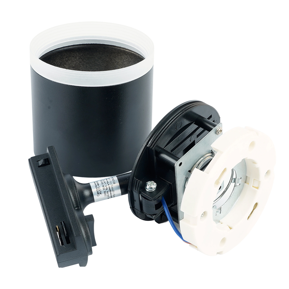 Светильник Feron AL173 трековый однофазный на шинопровод под лампу GX53, черный