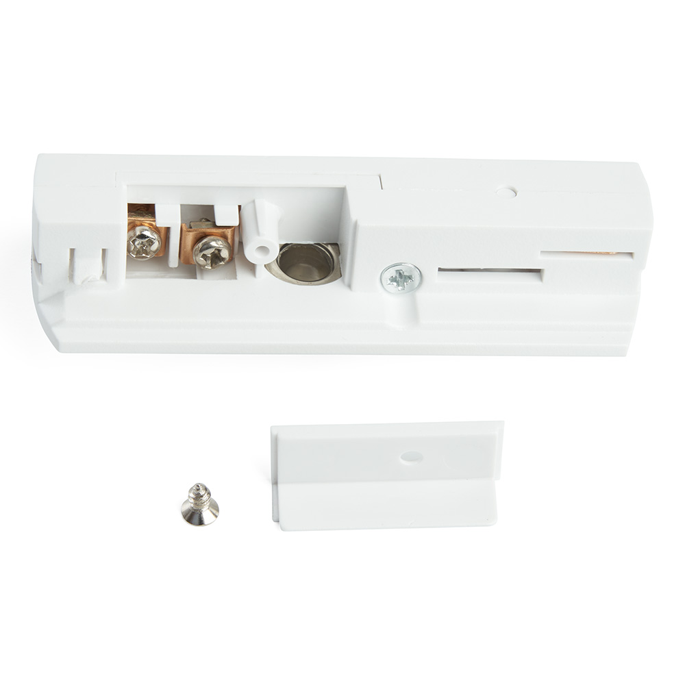 Коннектор для подвесных трековых светильников, белый LD1015