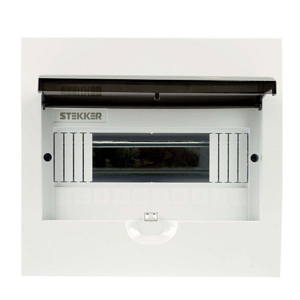 Бокс встраиваемый STEKKER EBX50-4/10-50 10 модулей, пластик, серия ArcaLight