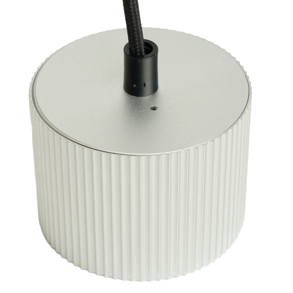 Светильник потолочный Feron Barrel HL4588 ARIA  levitation 12W, 230V, GX53, серебро + черный, на подвесе 1,7 м