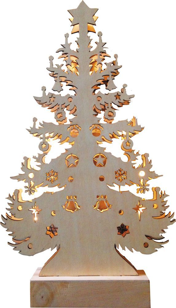 Деревянная световая фигура 10LED цвет Feron 26835 26835
