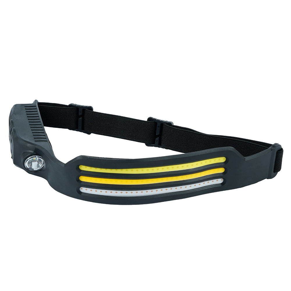 Фонарь налобный FERON TH2316 c аккумулятором 5W, 1200mAh IP44, USB type-C, ABS пластик, резина