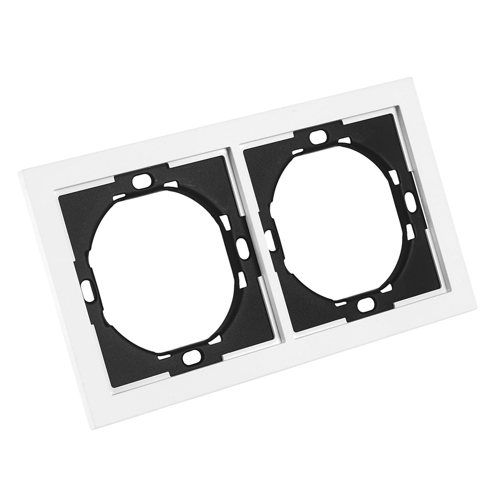 Рамка 2-местная, STEKKER, PFR00-3002-01, серия Мия, белая магнолия