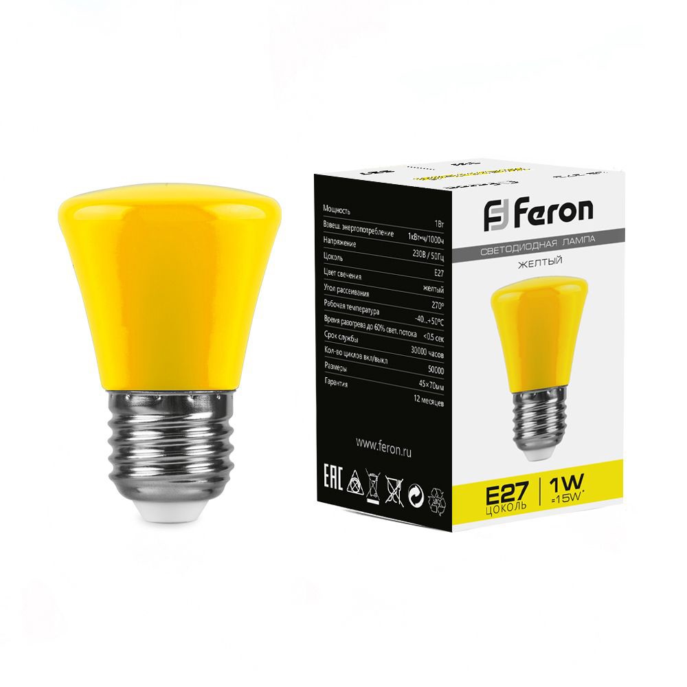 Лампа светодиодная LB-372 Колокольчик E27 Feron 25935 25935