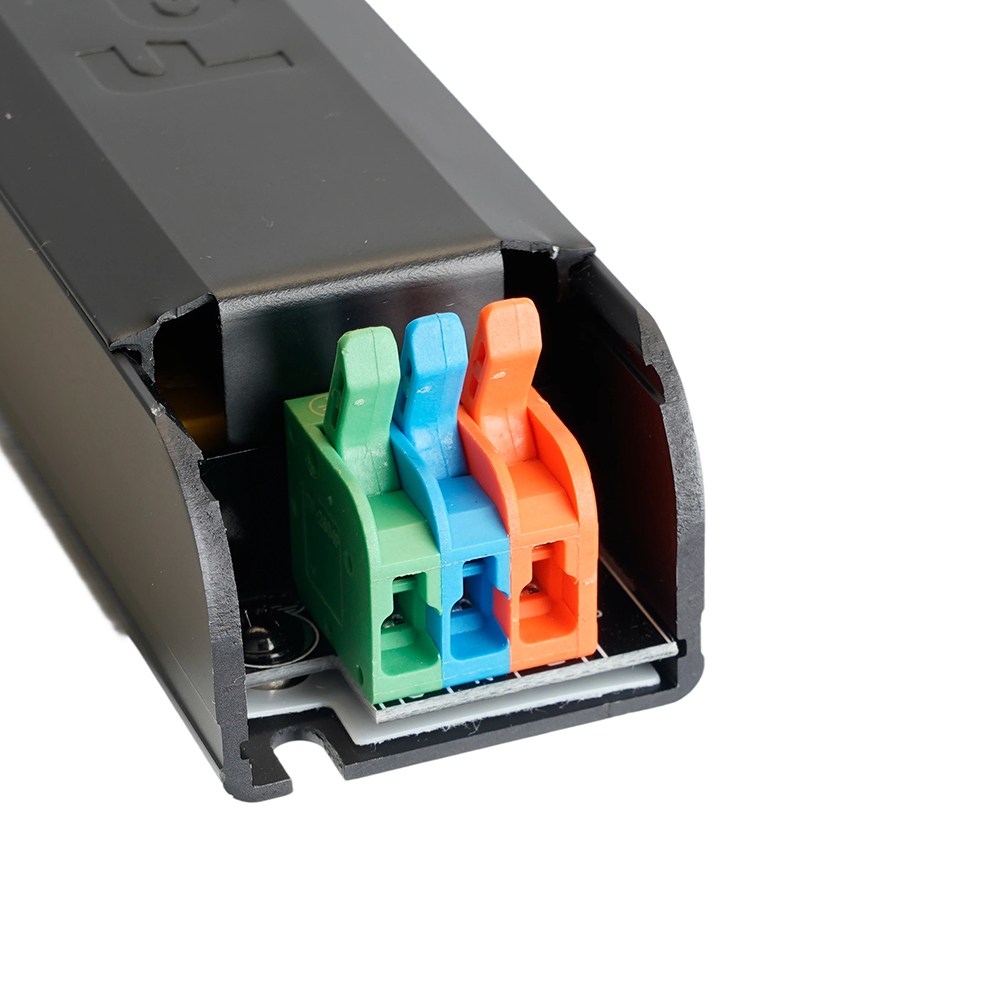 Трансформатор электронный для светодиодной ленты с плавным пуском и диммированием 60W 24V IP20, клипсы, LB004