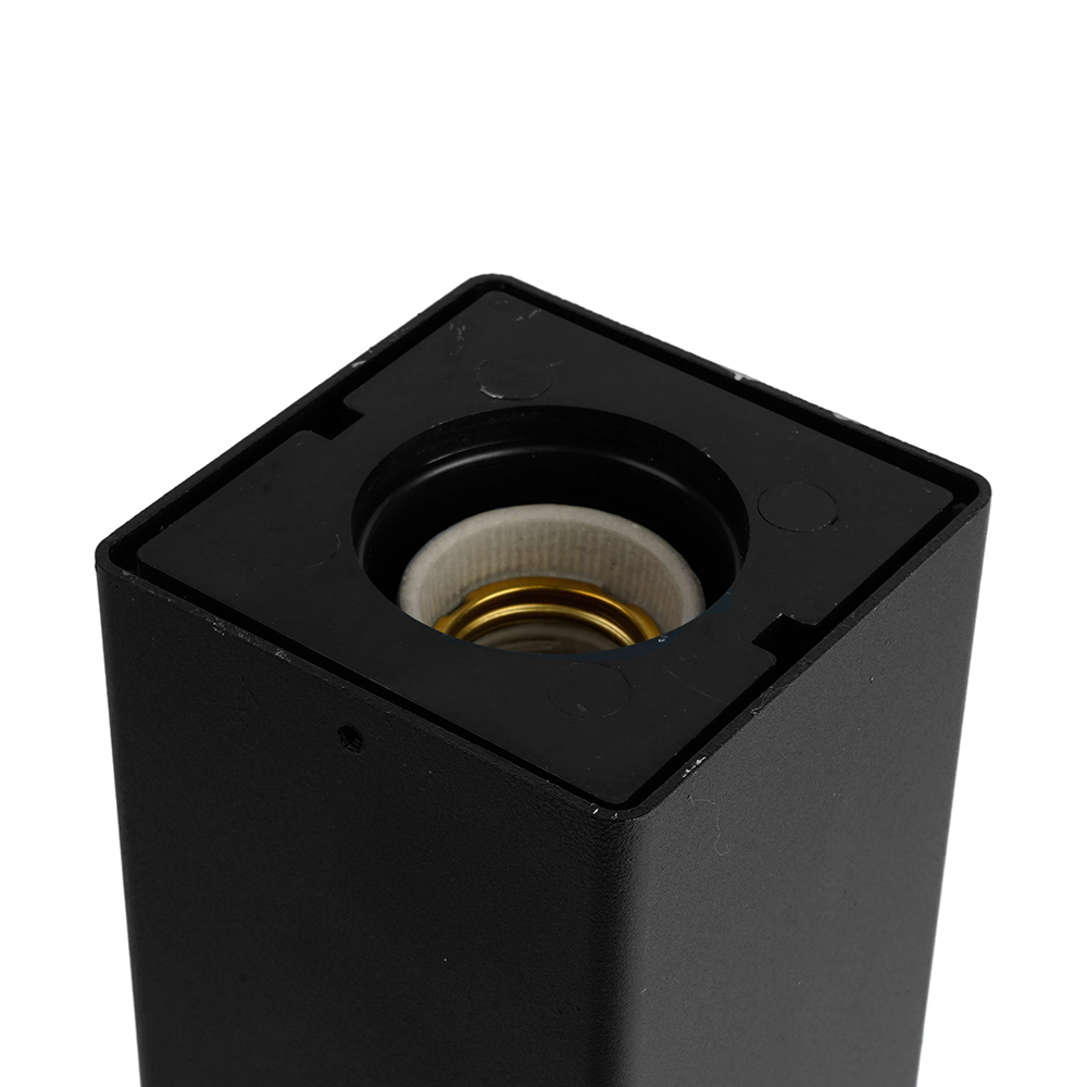 Светильник садово-парковый с розеткой Feron DH0206, столб,  E27 230V, черный