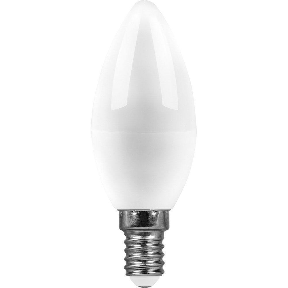 Лампа светодиодная SAFFIT SBC3709 Свеча E14 9W 230V 6400K