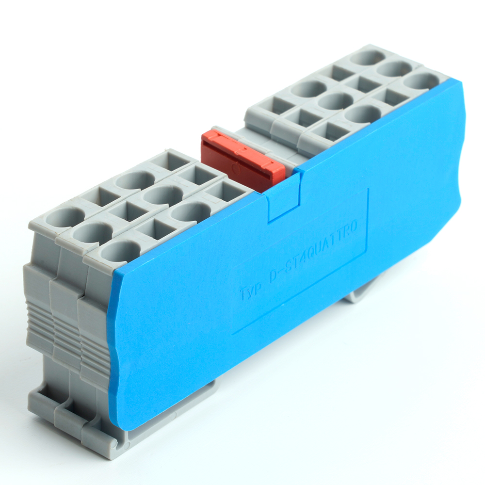LD562-1-40 Торцевая заглушка для ЗНИ LD554 4 мм²  (JXB ST 4), синий