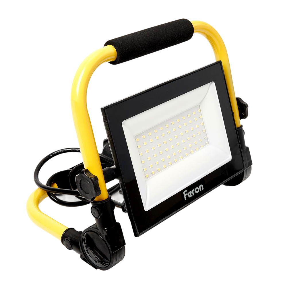 FERON Светодиодный прожектор Feron LL-515 переносной 70W, 6400K, IP65 — 10.00Вт IP20