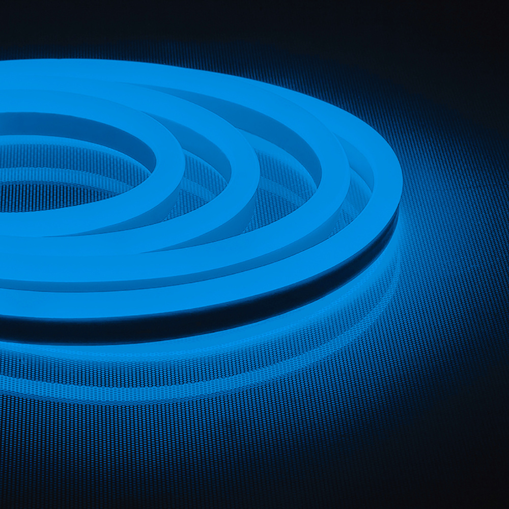 Cветодиодная LED лента Feron LS721 неоновая, 144SMD(2835)/м 12Вт/м  50м 220V IP67. синий