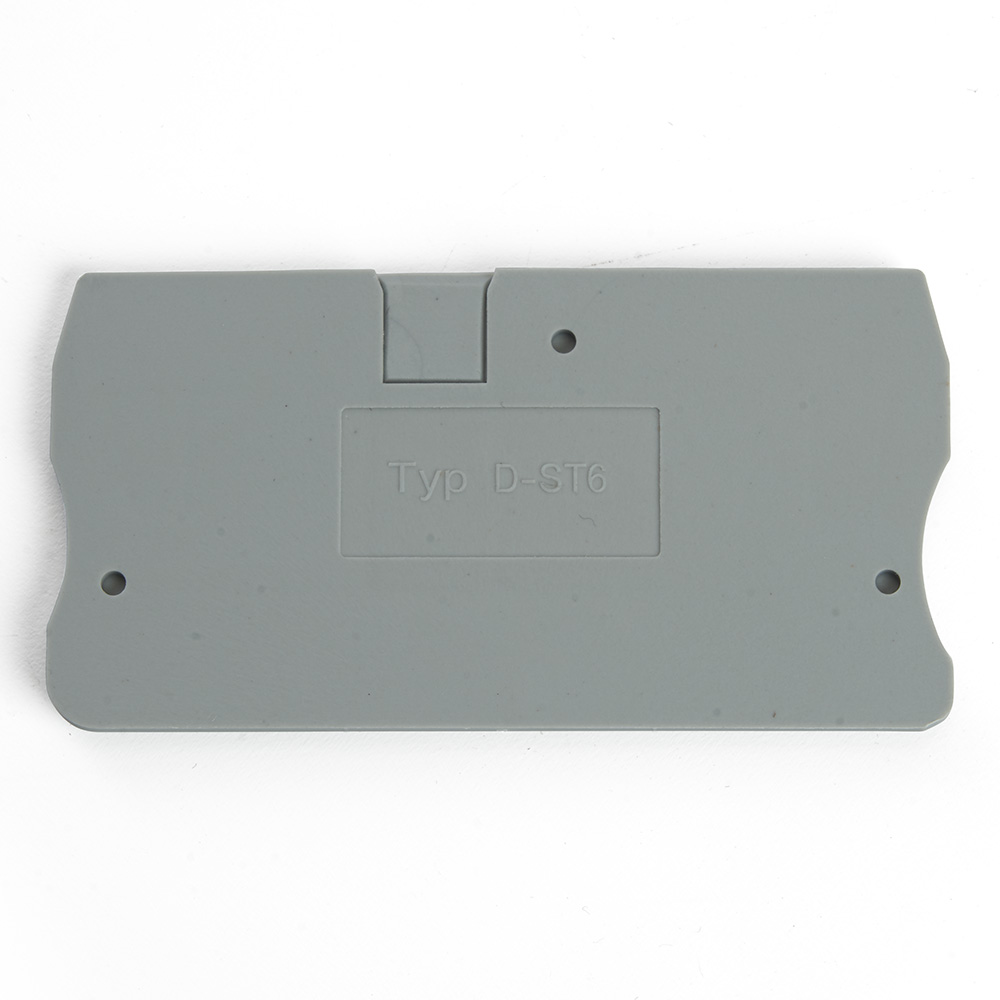 LD560-1-60 Торцевая заглушка для ЗНИ LD552 6 мм²  (JXB ST 6), серый STEKKER