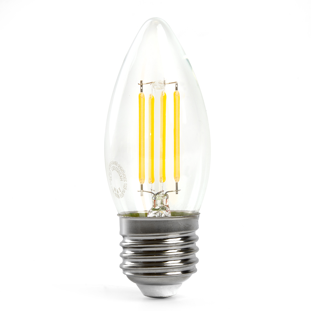 Лампа светодиодная Feron LB-66 Свеча E27 7W 230V 4000K