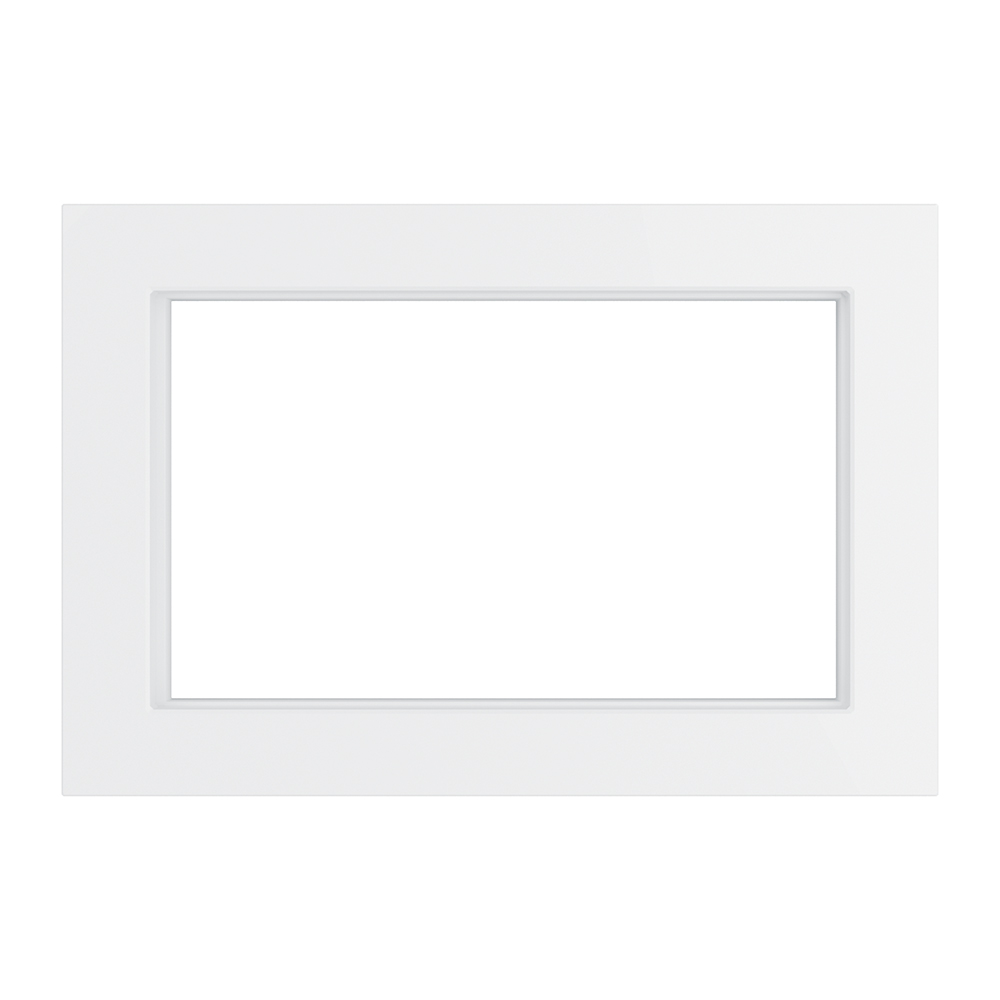 Рамка 2-местная (без перемычки), стекло, STEKKER, GFR00-7012-01, серия Катрин, белый