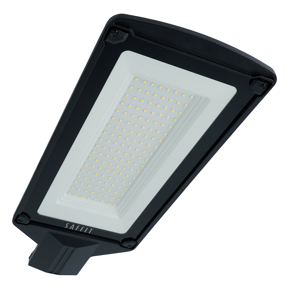 Светодиодный уличный консольный светильник SAFFIT SSL10-100 100W 5000K 230V, черный от компании Ферон по цене 