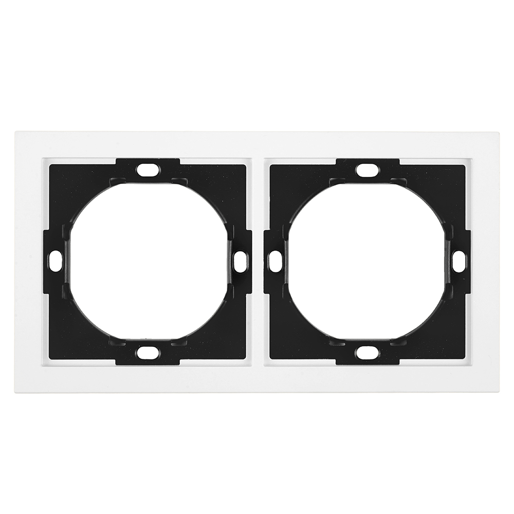 Рамка 2-местная, STEKKER, PFR00-3002-01, серия Мия, белая магнолия