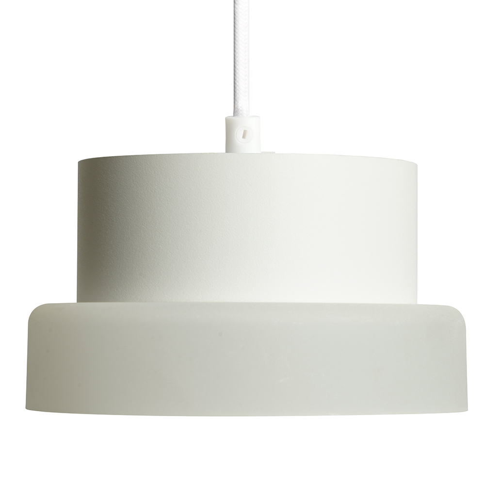 Светильник потолочный Feron Barrel HL4608 OPAL levitation 12W, 230V, GX53, белый, на подвесе 1,7 м