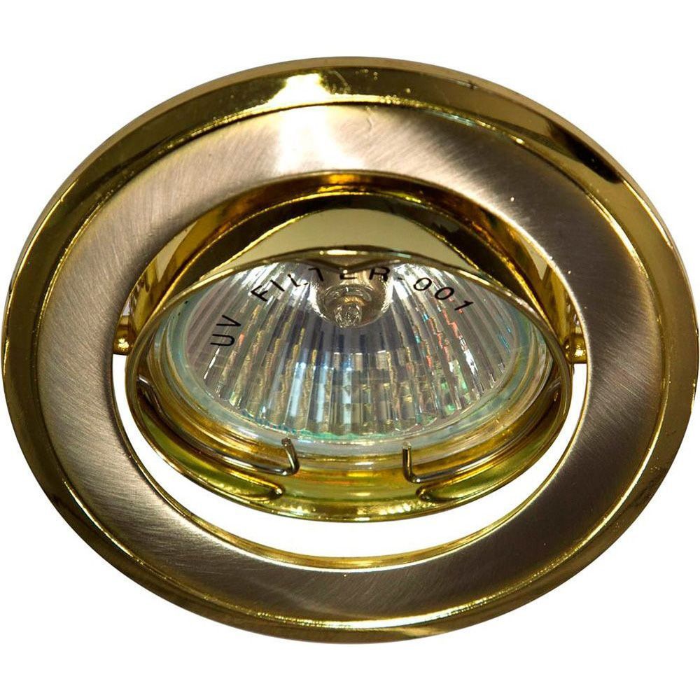 Светильник потолочный MR11 G4.0 титан-золото Feron 17528 17528