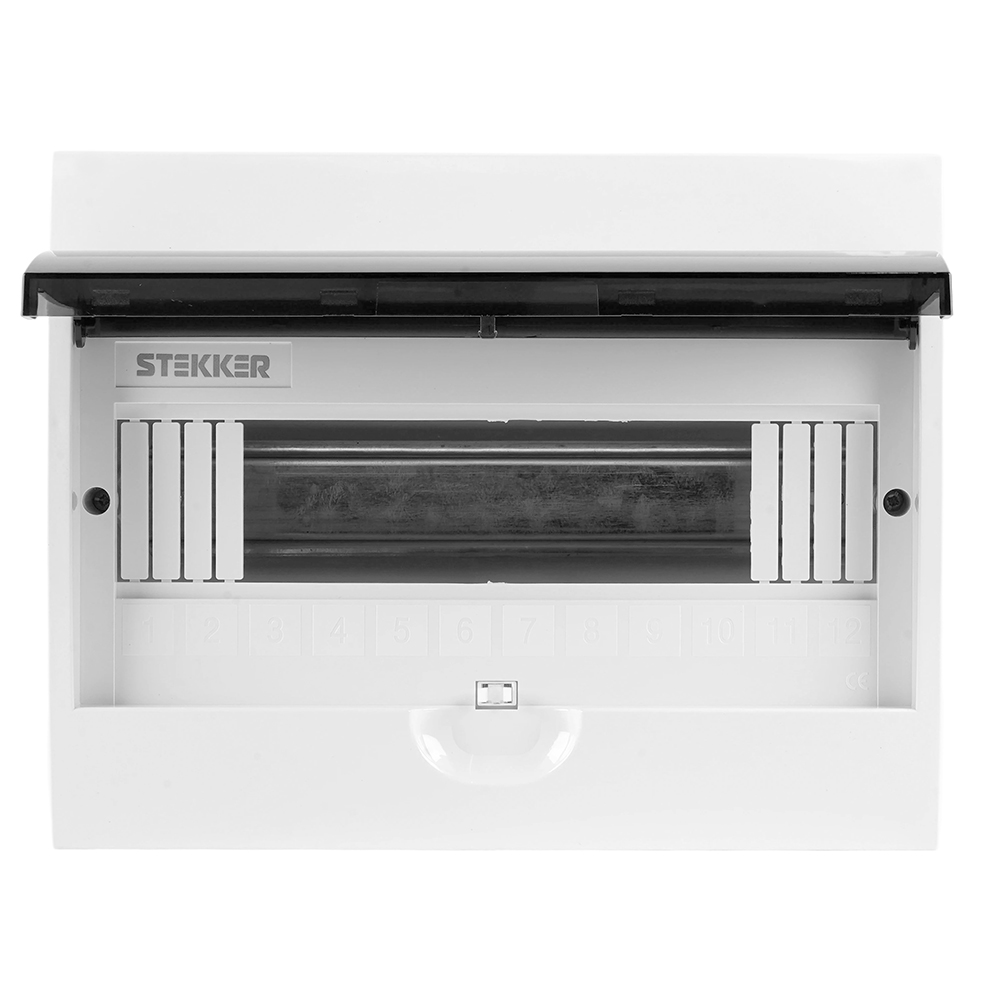 Бокс встраиваемый STEKKER EBX50-5/12-50 12 модулей, пластик, серия ArcaLight