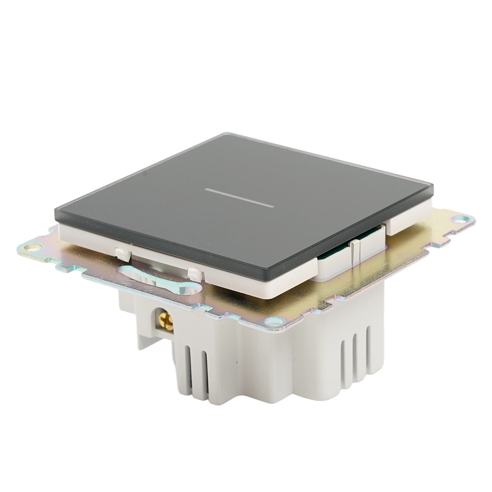 Выключатель 1-клавишный сенсорный (механизм) 250В, 2,5А, серия Катрин, черный