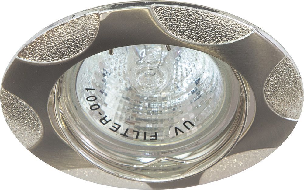 Светильник потолочный MR16 G5.3 титан-серебро Feron 17767 17767