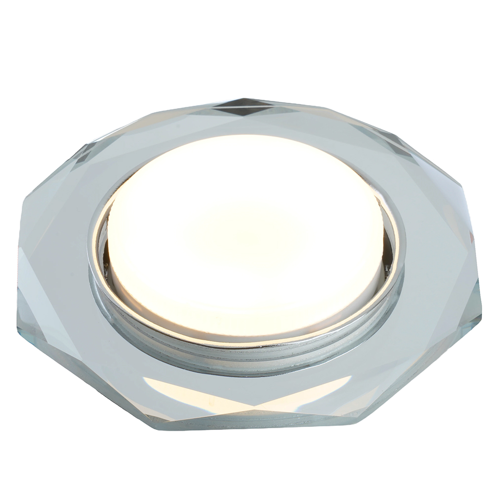 Светильник встраиваемый Feron DL4020-2 потолочный GX53 прозрачный