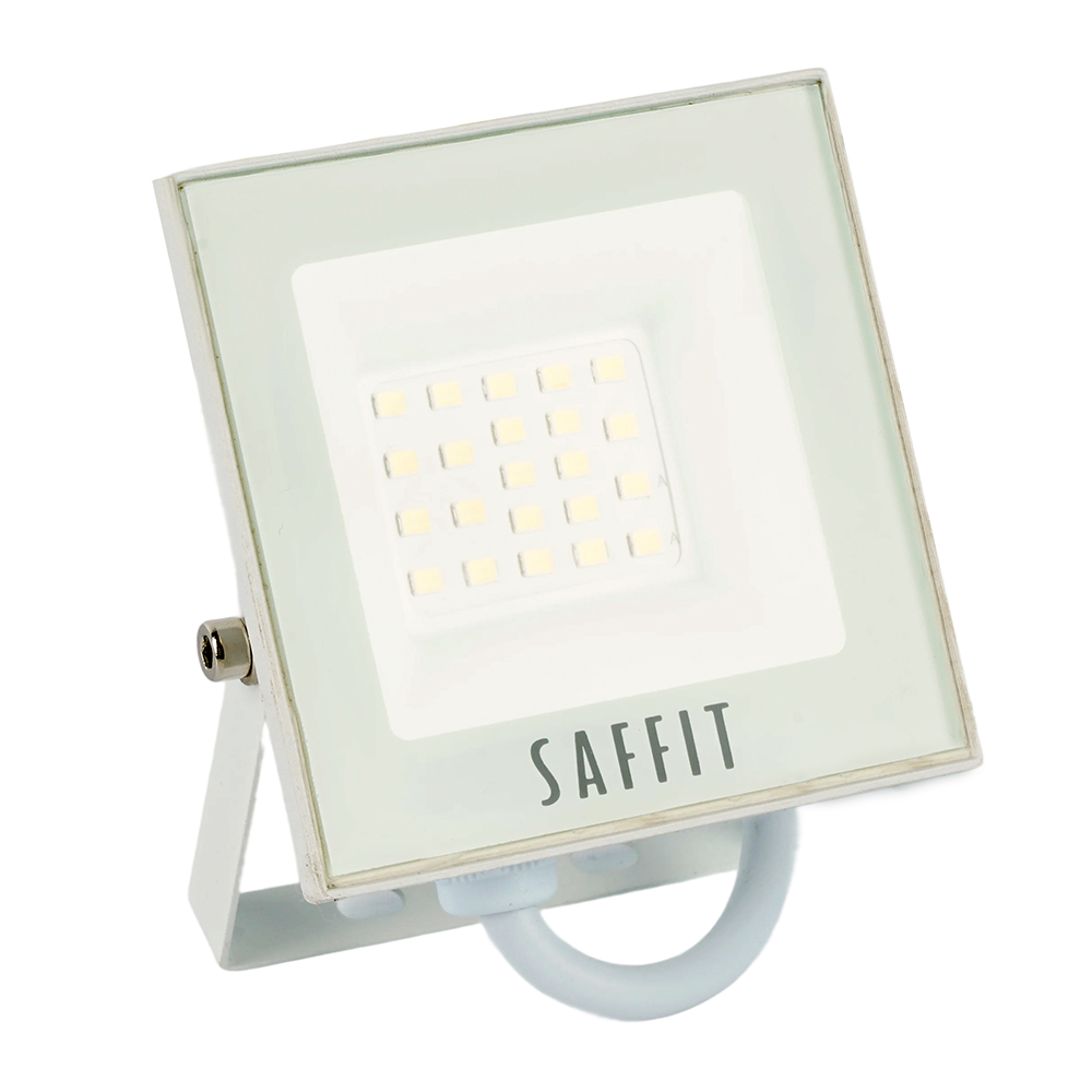 SAFFIT Светодиодный прожектор SAFFIT SFL90-20 IP65 20W 6400K белый — 10.00Вт IP20